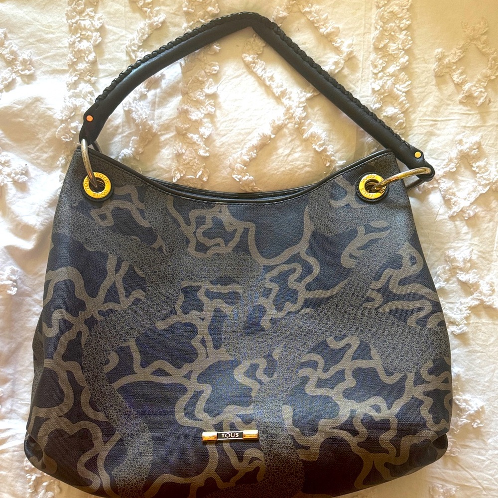 Tous Elegant Black and Gold Women's Bag